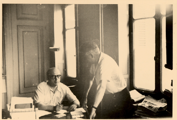 Pierre Meste � la Compagnie Bordelaise, vers 1955